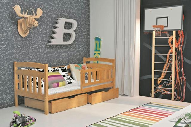 KINDERBETT Bett Kinder Betten mit Matratzen JUGENDBETT MIT BETTKASTEN KACPER 1