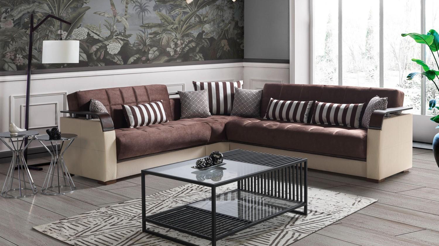 Ecksofa Wohnlandschaft Beige L-Form Sofa Wohnzimmer Ecksofas Luxus 315x245