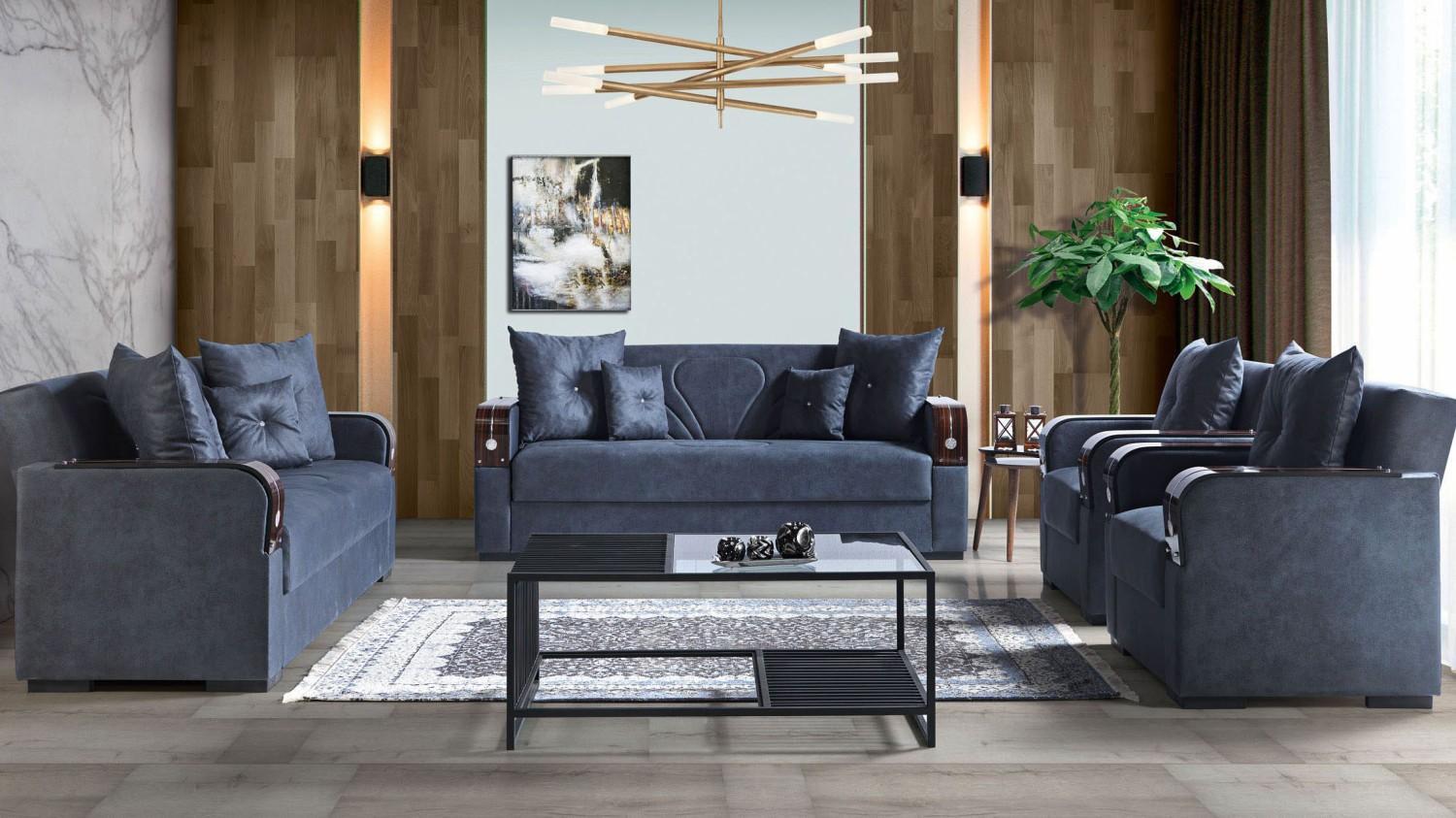 Luxus Sofagarnitur Komplett Couch Sofa Modern Garnitur Wohnzimmer