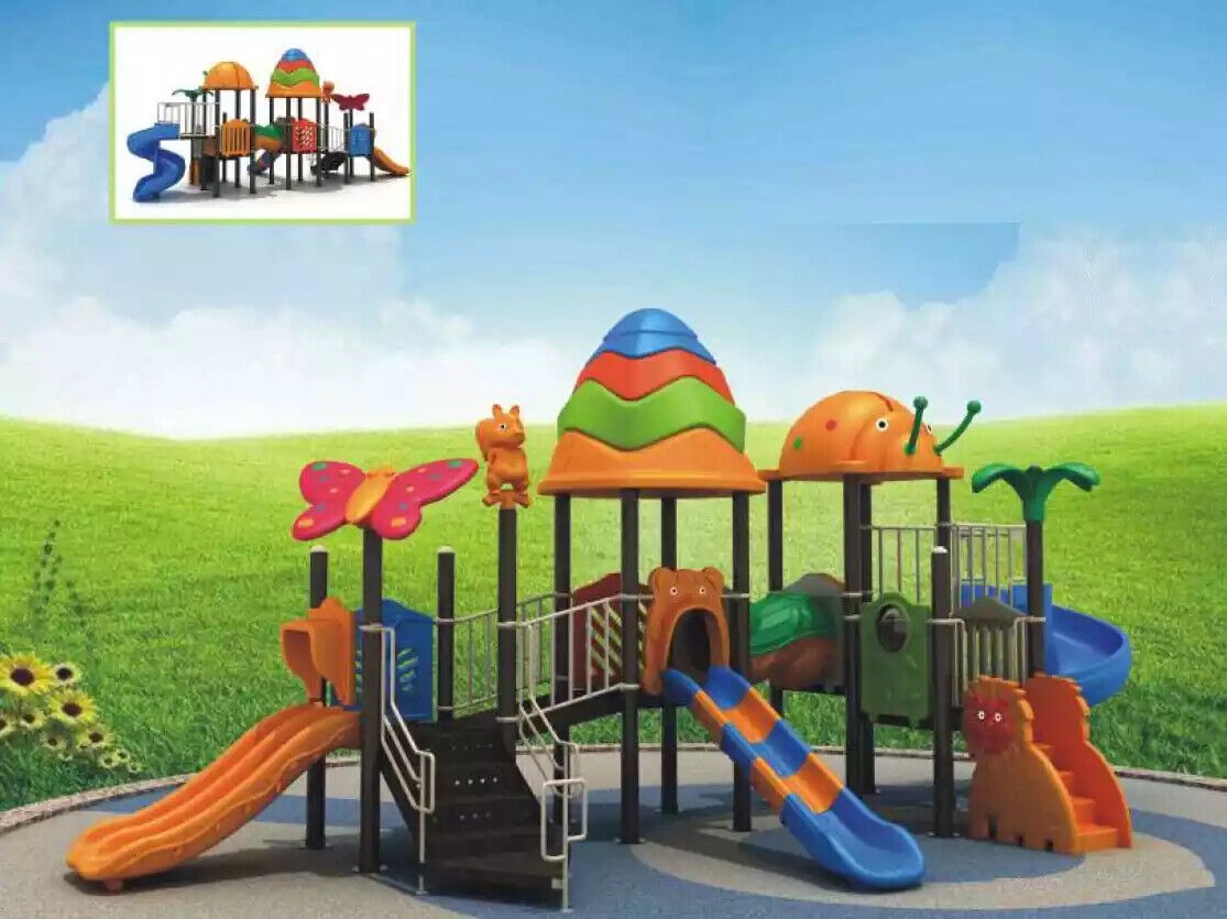 Gartenspielplatz Spielturm mit Rutsche Turm Outdoor Kinderanimation
