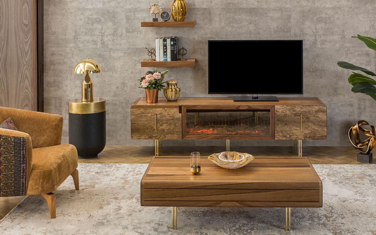 Wohnwand Designer Wohnzimmermöbel Wandschrank Neu Wand Regal