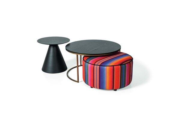 Designer Wohnzimmer set 3tlg. Luxur 2x Couchtisch und Hocker holz möbel