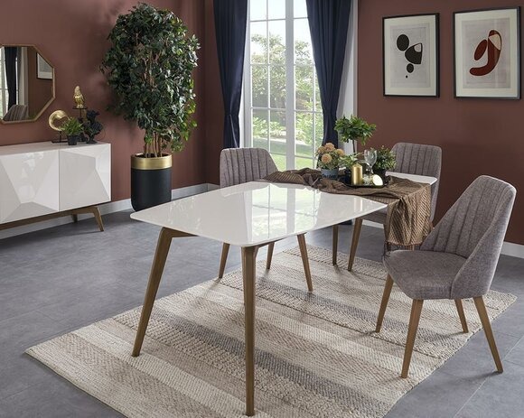 Moderne Komplett Esstisch Moderne 4x Stühle Design Esszimmer Möbel