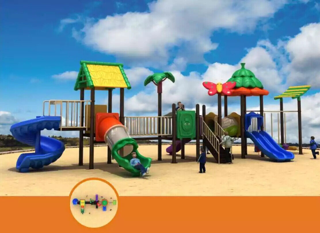Spielplatz im Garten Spielplatz aus Kunststoff Dschungelspielplatz