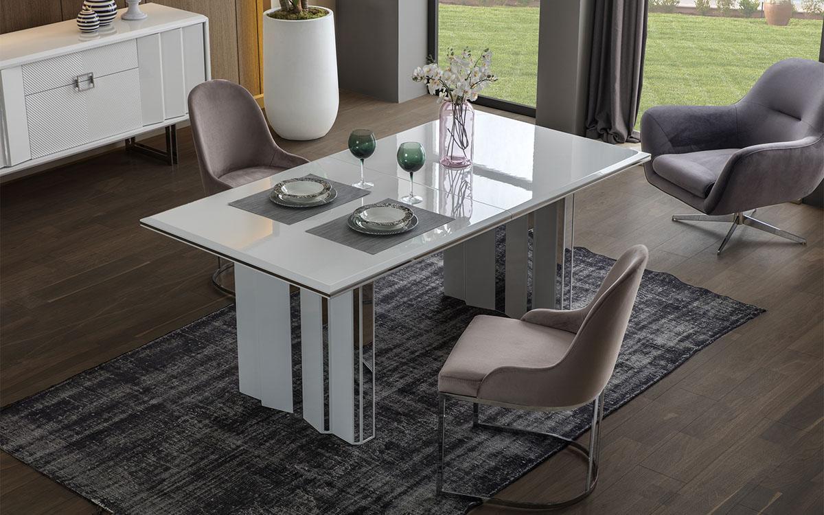 Esszimmer Set Luxus 6x Stühle+Esstisch Essgruppe Garnitur Lehnstühle