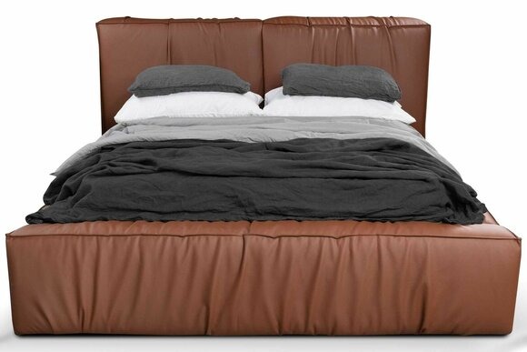 Betten Hotel Kunstleder 180x200cm Luxus Möbel Design Polsterbett Bett