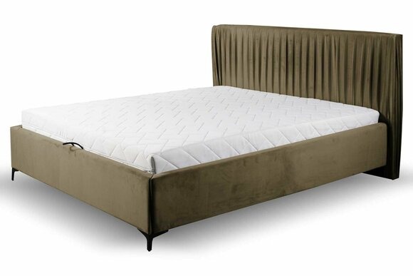 Modernes Bett Design Betten Holz Textil Schlafzimmer Bettgestell