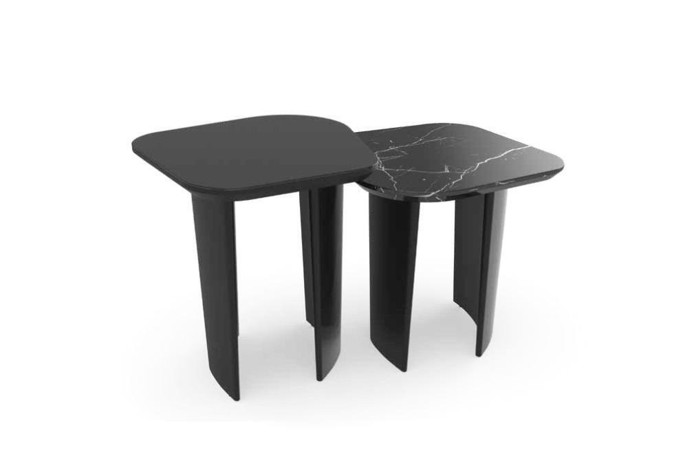 Beisteltisch luxus tisch design beistelltische wohnzimmer schwarz neuheit