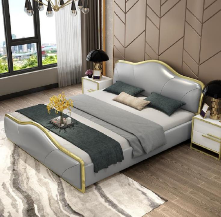 Chesterfield Doppel Bett Schlafzimmer Polster Luxus Betten 180x200cm