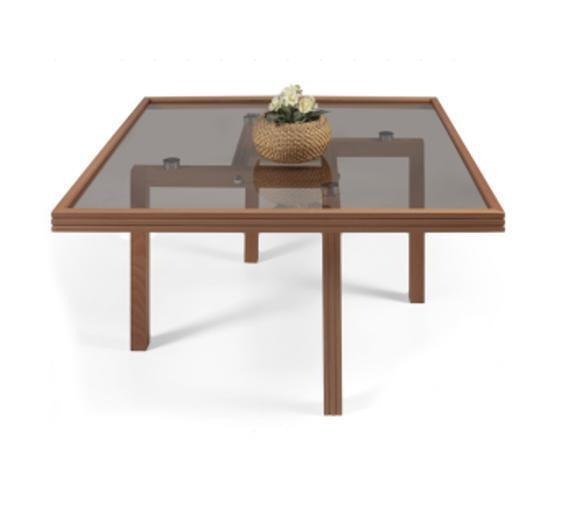 Luxus Wohnzimmer Couchtisch Glastisch Designer Einrichtung Beistelltisch