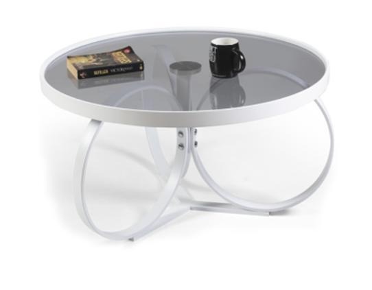 Weiß Couchtisch Wohnzimmer Einrichtung Designer Glastisch Beistelltisch