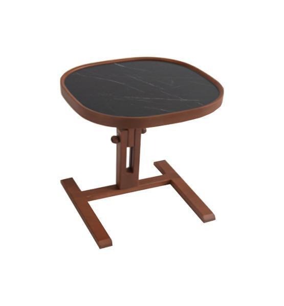 Designer Braun Beistelltisch Holz Wohnzimmer Couchtisch Kaffeetisch Neu