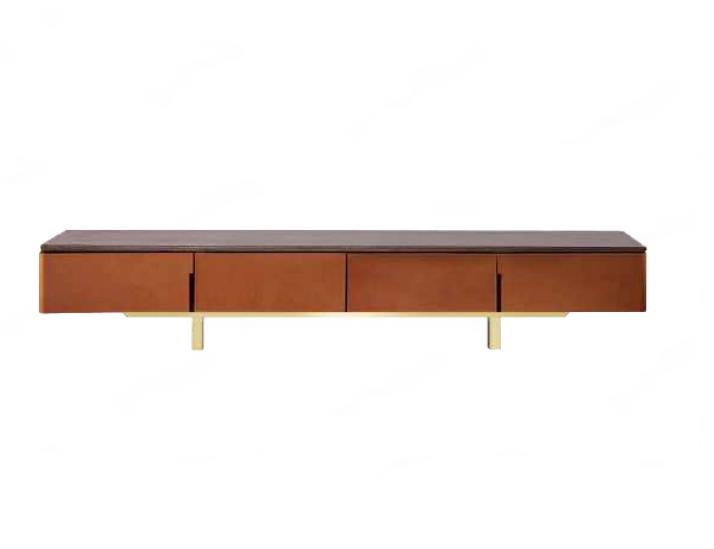 tv Ständer Orange Material Holz Stil Modern Wohnzimmer 200cm Schränke