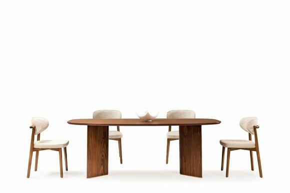 Essgruppe Essecke Esszimmer Esstisch Stühle Braun Set 7tlg Klassischе