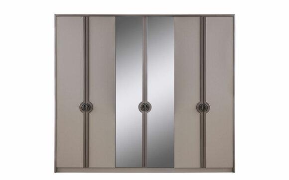 Kleiderschrank Garderobenschrank Schrank Moderne Holzschrank Grau