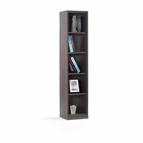 Bücherregal Bücherschrank Standregal Kinderregal Regal Holz Grau Regale