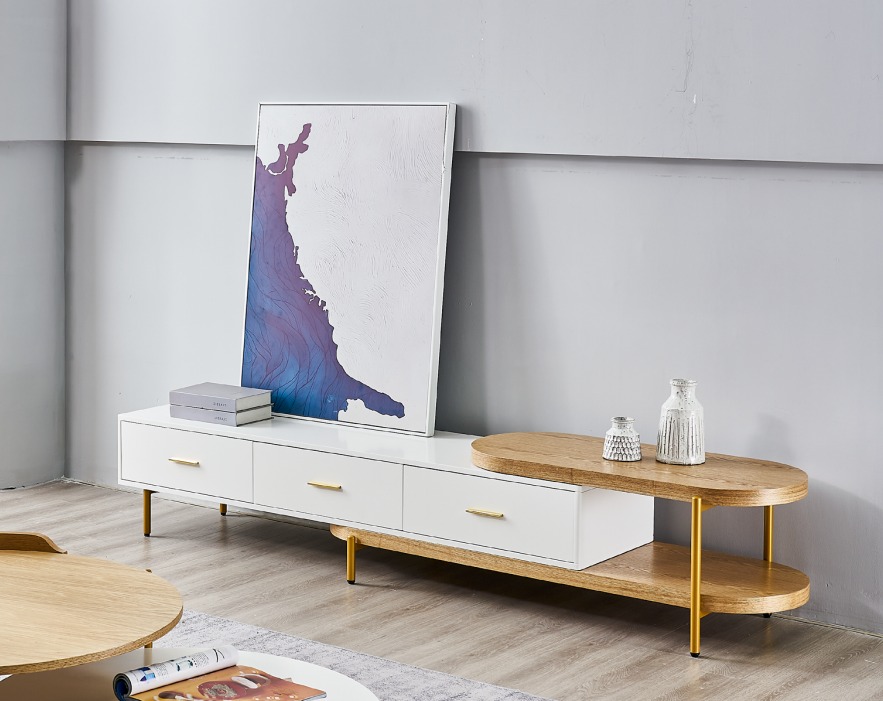 rtv Lowboard Schubladen Regale Kommode Tisch Wohnzimmer Holz Design
