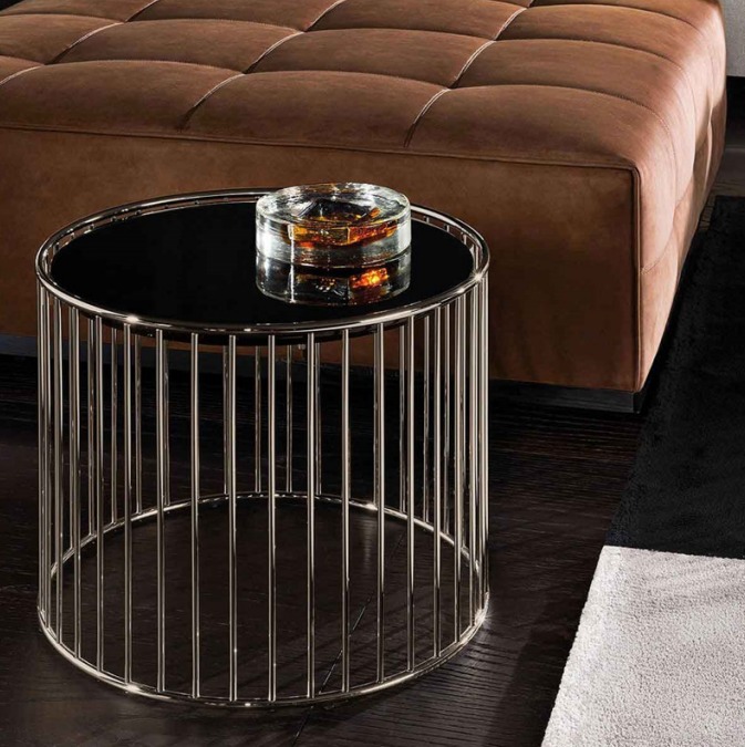 Beistelltisch Tisch Design Couchtisch Wohnzimmer Design Modern Edelstahl