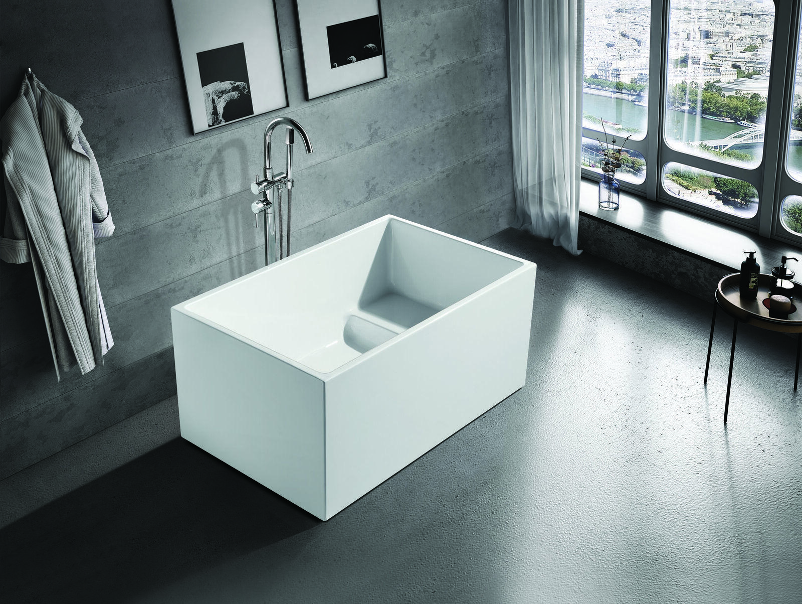 Kleine Badewann 110x75 Wann Bad Acryl Badewanne Wanne Weiß Badewannen