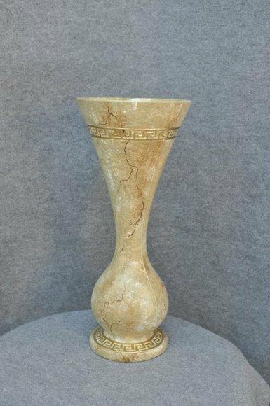 XXL Big Vase Design Medusa Antik Stil Blumen Beige Vasen Pokal Dekorative