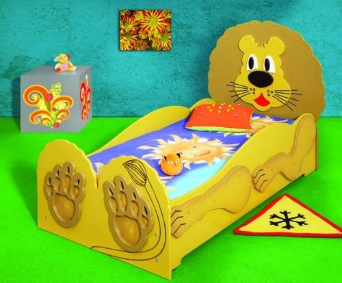Kinderbett Jugendbett Bett mit Matratze LION Betten