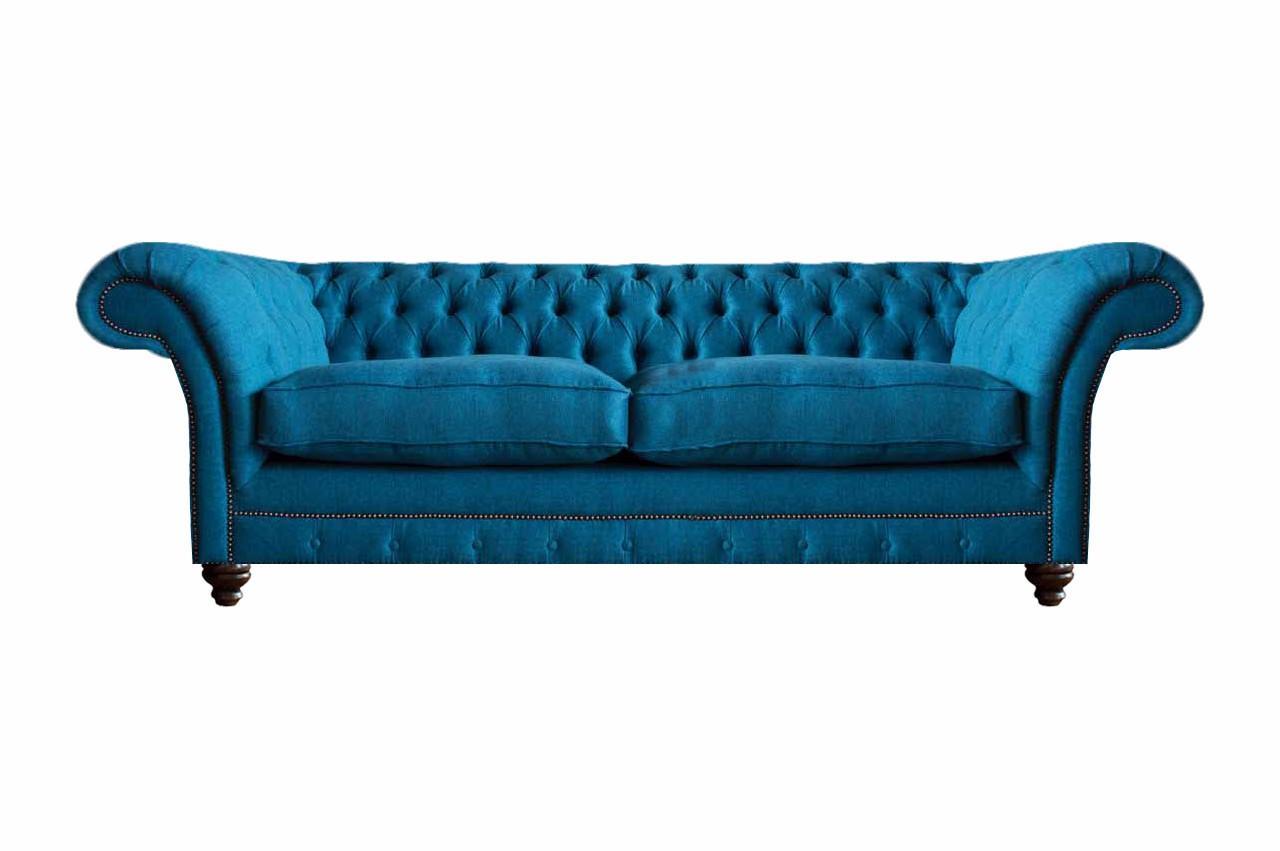 Wohnzimmer Textil Sofa zweisitzer Couch Einrichtung Sitz Möbel Chesterfield