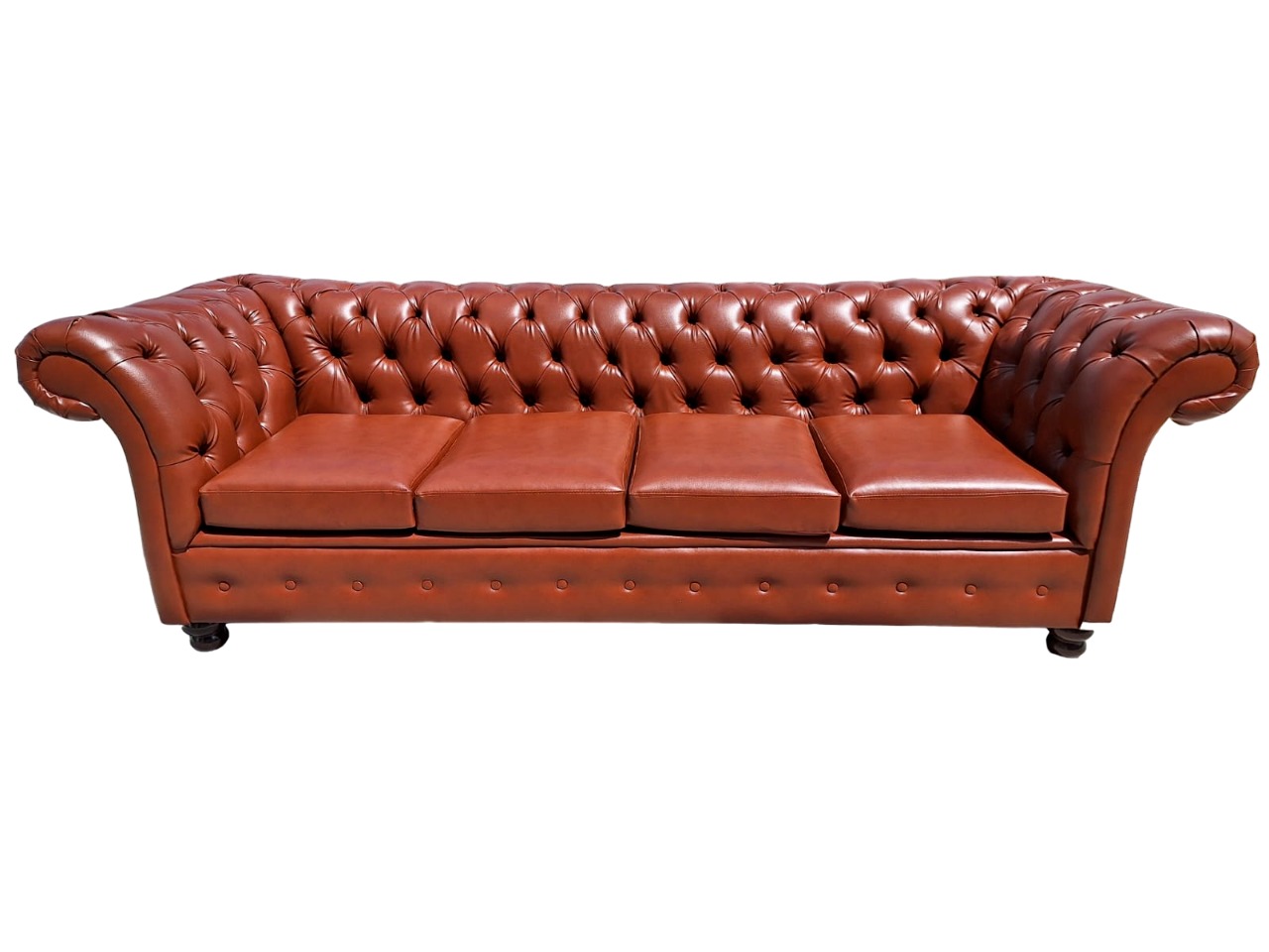 Sofa 4 Sitz Couch Sofas Couchen Chesterfield Design Viersitzer Kunstleder Sofort