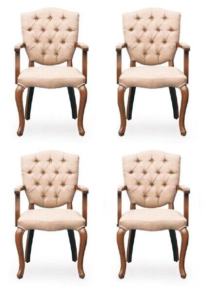 Esszimmer Stuhl Garnitur Sessel Gastro Design 4x Stühle Gruppe Set Sofort
