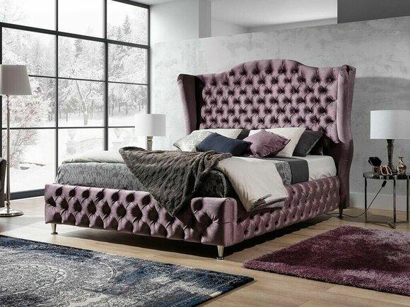 Königliches Chesterfield Bett Doppel Betten Schlafzimmer Möbel 180x200cm