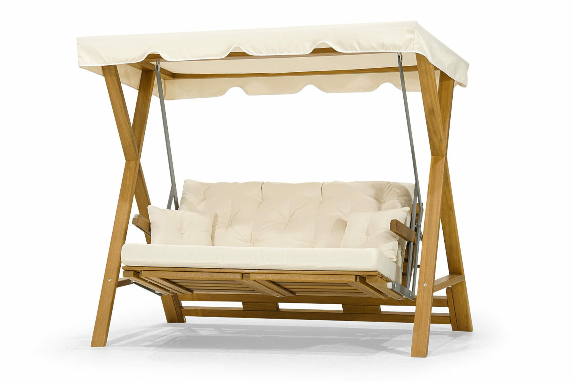 Robuste Outdoor-Schaukel Designer Garten Möbel Robustes Holzgestell