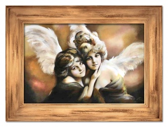 Engel der Freundschaft Handarbeit Ölbilder Gemälde Leinwand Ölbild G06176