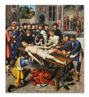 Die Leichenschau Christi Handarbeit Ölbilder Gemälde Leinwand G117346