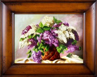„Blumenstrauß“ Handarbeit Ölbilder Gemälde Leinwand Ölbild Bild G01164