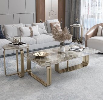 Couchtisch Tisch Beistelltisch Wohnzimmer Moderne Set Tische 2tlg. Sofort