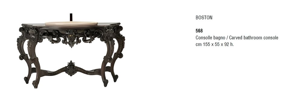 Badezimmer Möbel Design Braun Konsole Luxus Konsolen Bizzotto Italien Sideboard
