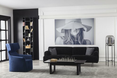 Sofa Set 3+1 Sofagarnitur Couch Polster Möbel Weiche Luxus Couchen Stoff