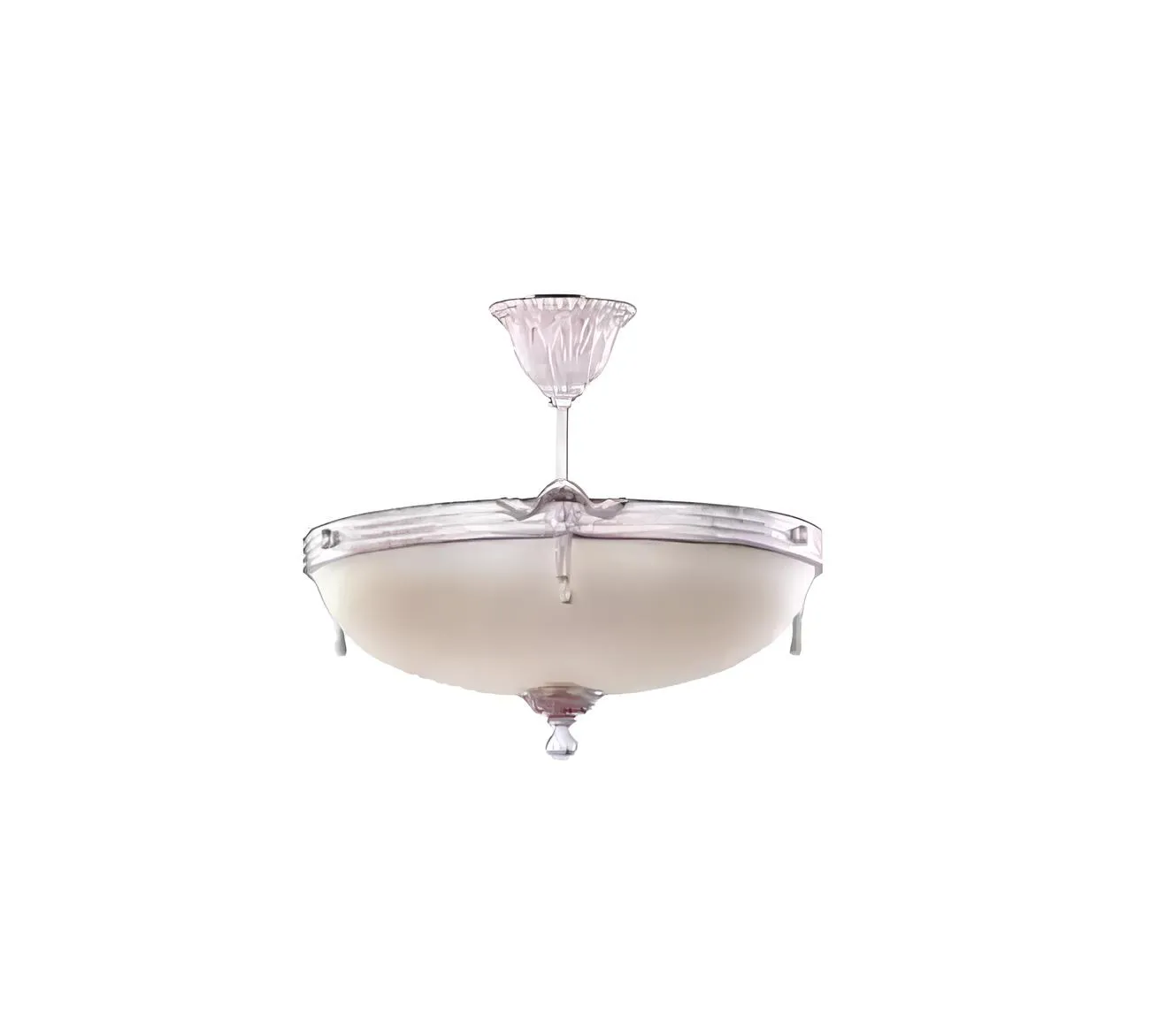 Deckenleuchter Lüster Modern Kronleuchter Deckenlampe Weiß Glas Lampen