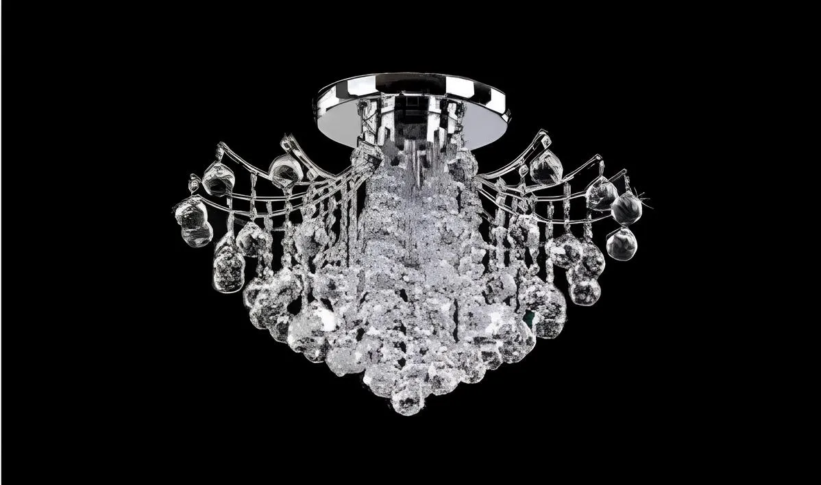 Silber Hängelüster Kronleuchter Deckenlampen Hängender Deckenschmuck