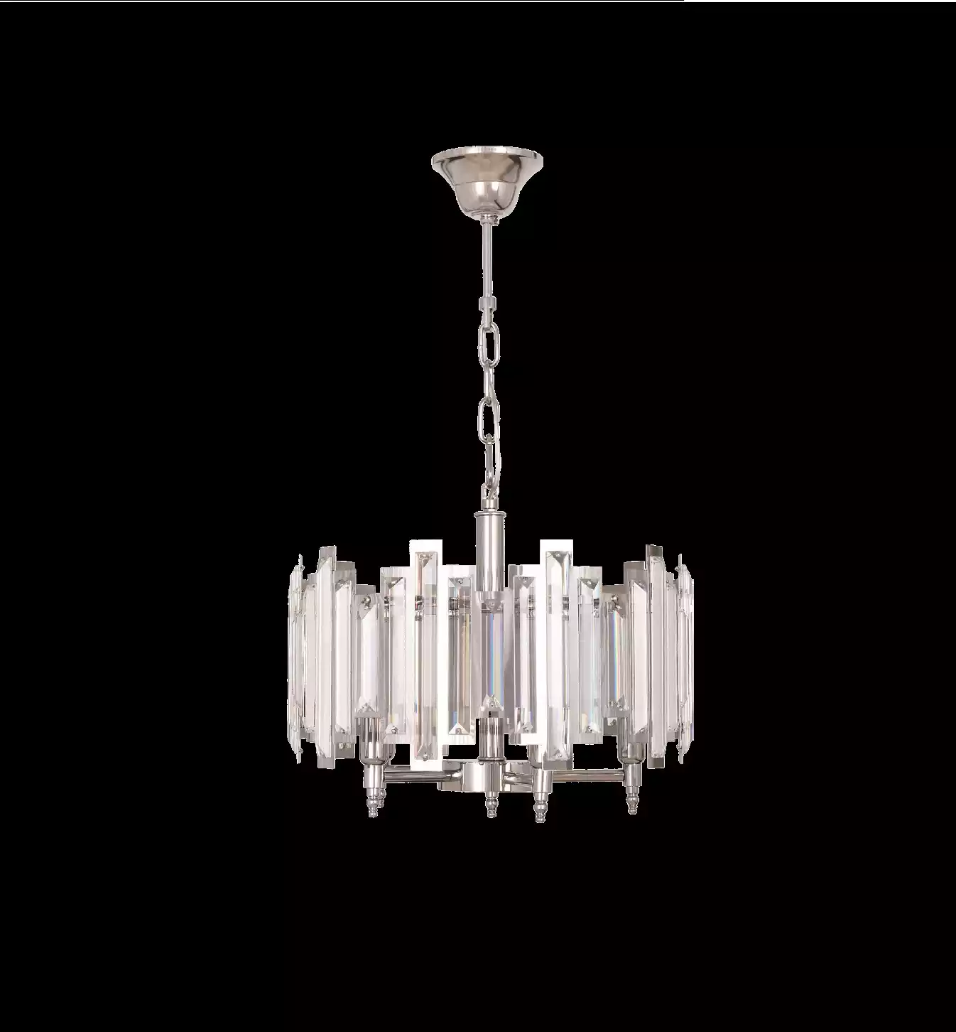 Kronleuchter Lampe Hängeleuchte Lampen Leuchten Beleuchtung Luster Silber