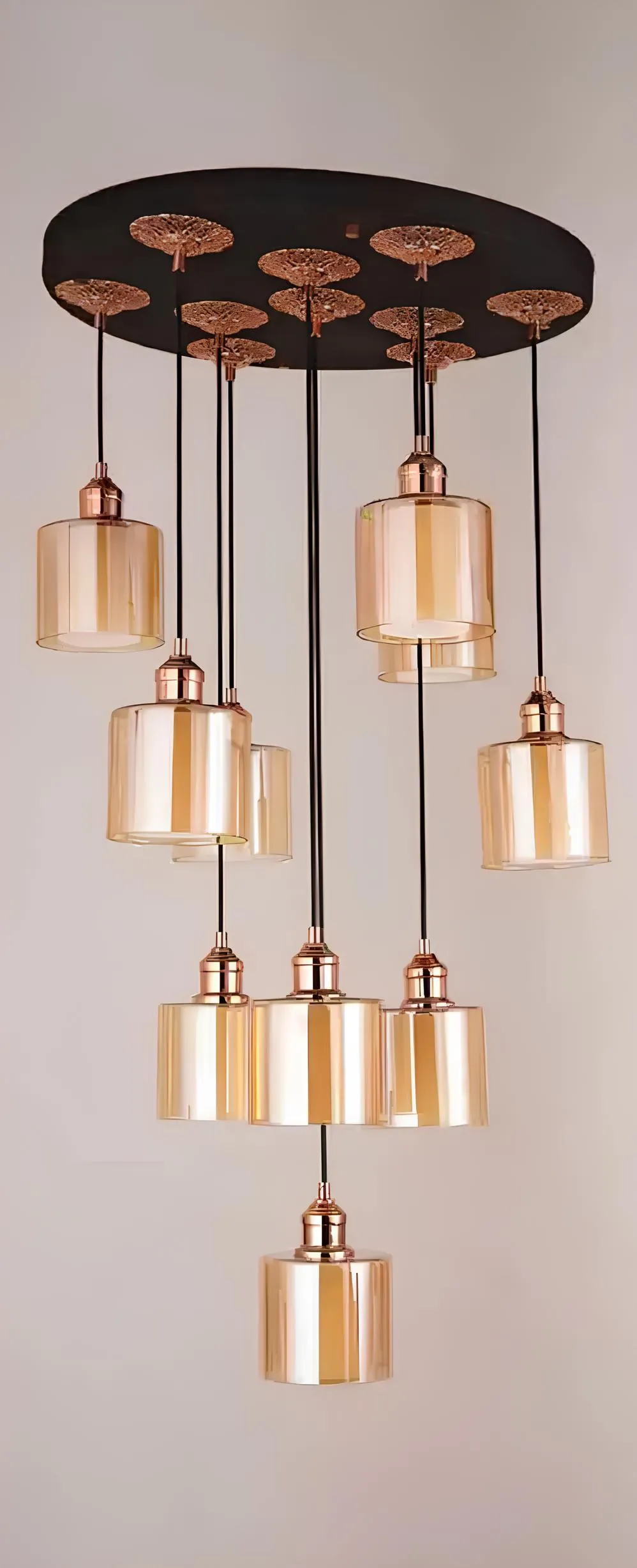 Stilvolle Kristallleuchter Kronleuchter Deckenleuchter Pendelleuchte Gold