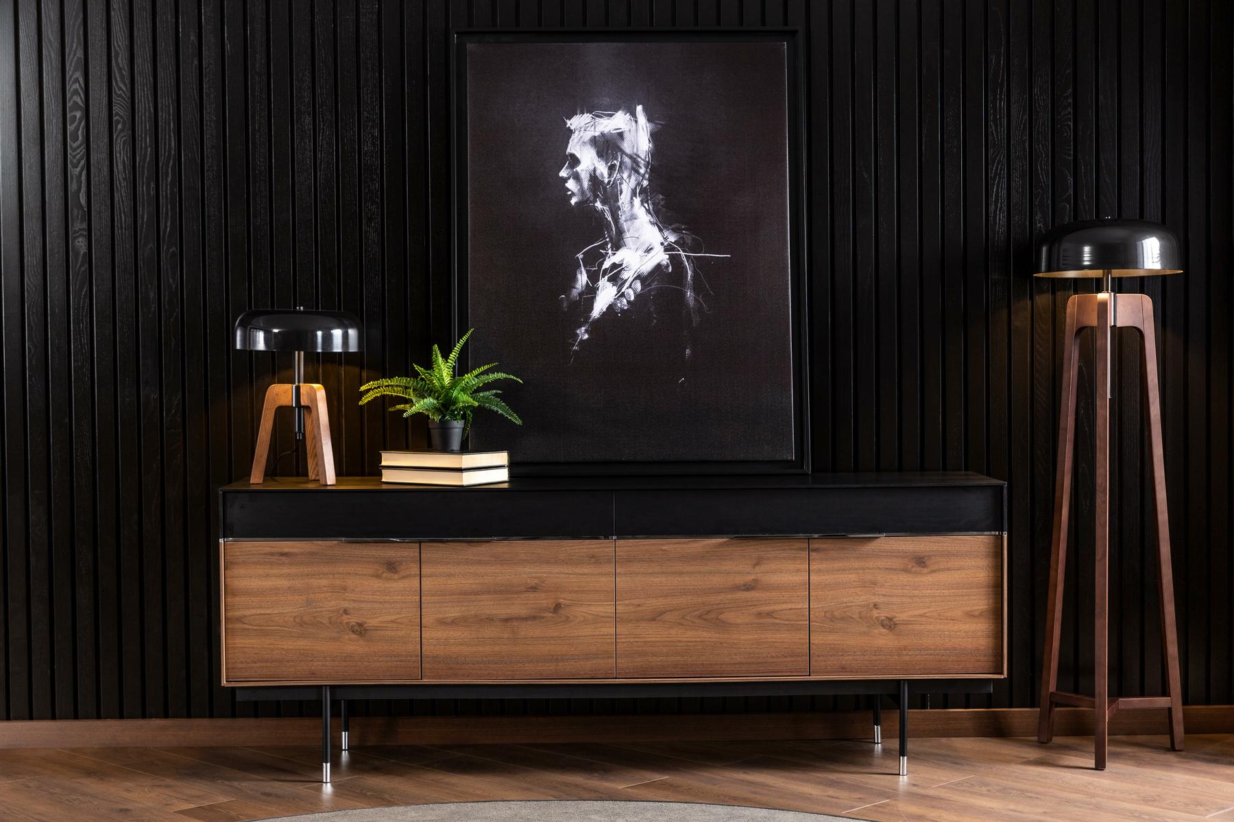 Kommode Sideboard Schrank Anrichte Kommoden Schränke 208cm Möbel Holz