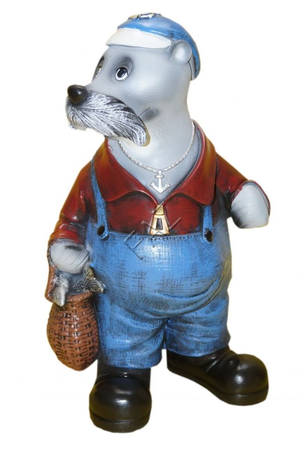 Design Seelöwe Figur Statue Skulptur Figuren Skulpturen Dekoration Deko c750