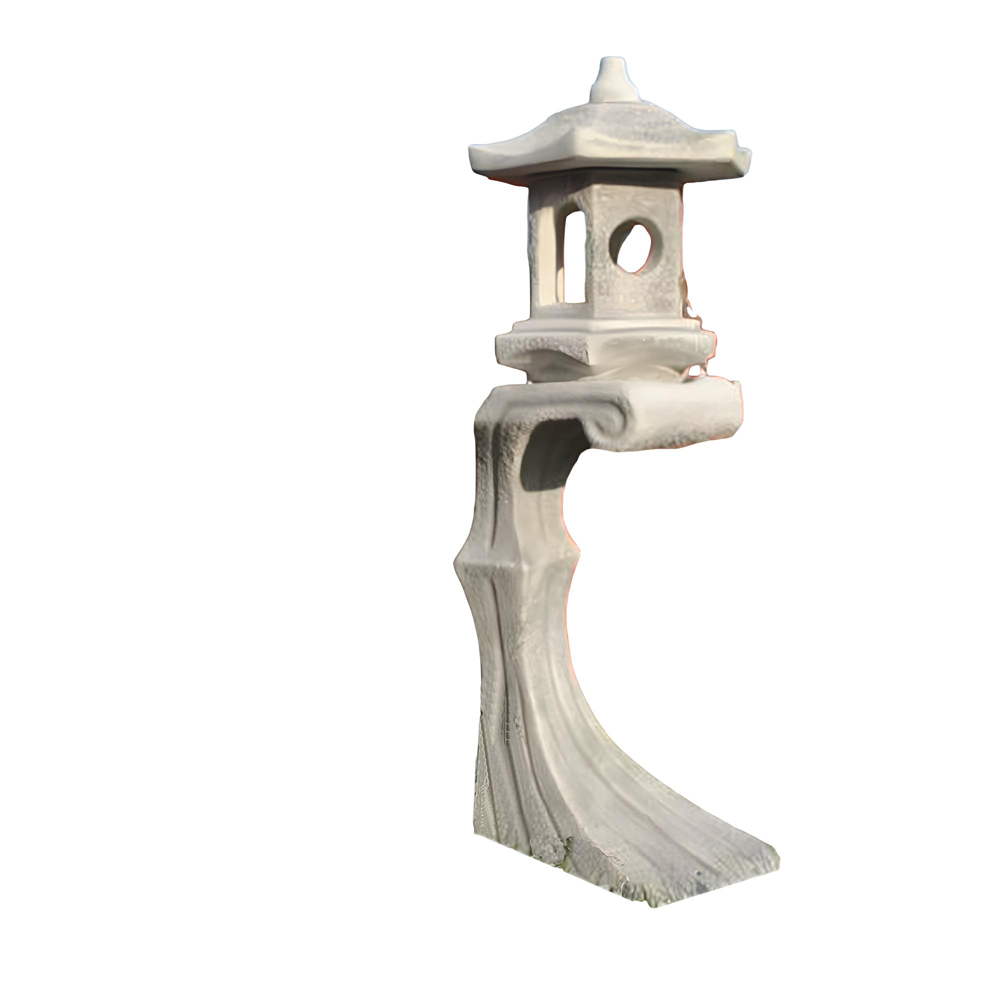 Bonsai Garten Dekoration Vogel Futter Säule Figur Skulptur Dekoration Deko 1903
