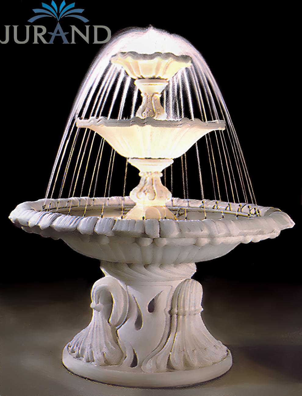 Springbrunnen Fontäne Fontaine Brunnen Wasserspiel Römische Garten Deko Neu 1030