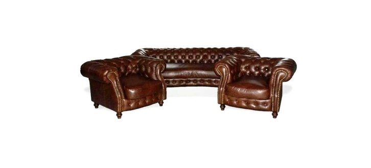 Chesterfield Braun Modern Sofa Couch Polster Gemütlich Wohnzimmer Couchen Neu