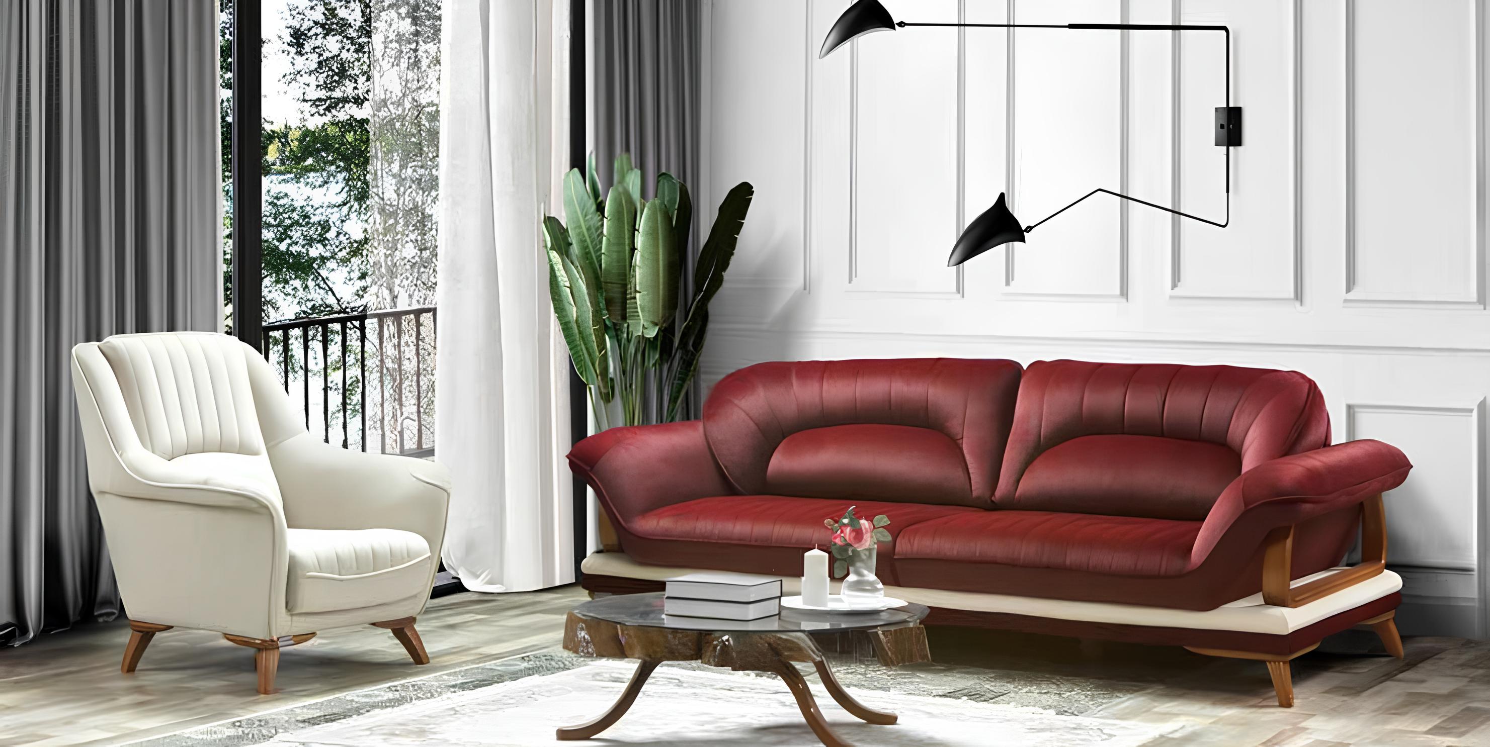 Sofa 3 Sitzer Design Sessel Polster Sitz Klassisch Design Dreisitzer Möbel Neu