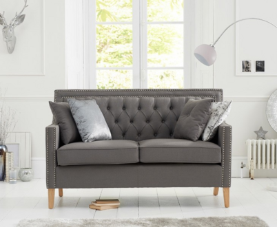 Chesterfield Sofa Couchen Polster Garnitur Couch Polster Stoff 2 Sitz jvmoebel ®