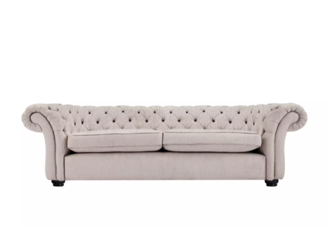 Design Leder Sofa Couch - Chesterfield Polster Dreisitzer 244cm Neu