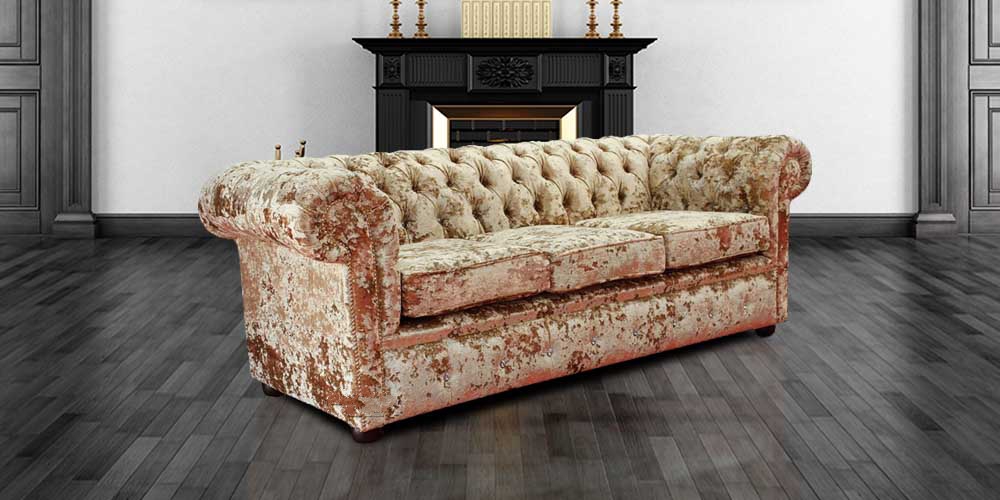 Designer Wohnzimmer Sofa - Textil Samt Stoff Bezug - Klassische Couch jvmoebel®