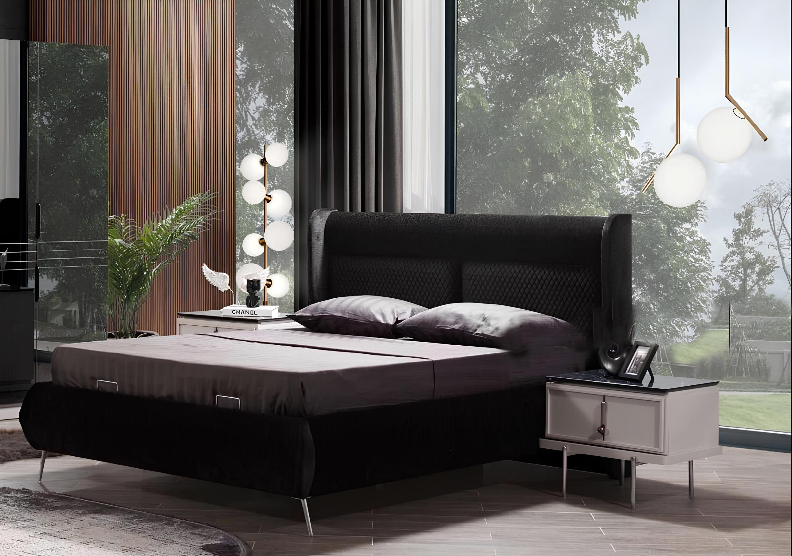 Designer Betten Luxus Bett 2x Nachttische 3tlg. Schlafzimmer Neuer Set